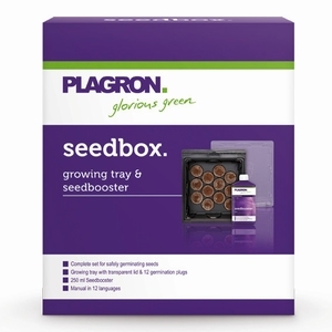 Plagron Seedbox Propagator met 12 plugs en 250ml seed booste