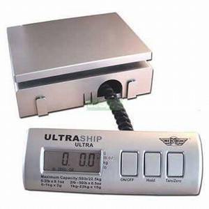Weegschaal My Weight UltraShip tot 25 kg kan op batterij en