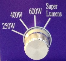 Lumatek evsa 600 watt Regelbaar (dimmable) met Super Lumens