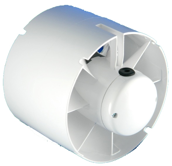 Mini Fan VKO buis/slang ventilator 125mm + Can-Lite 150m³