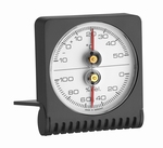 TFA Thermometer-Hygrometer met standaard (zwart - vierkant)