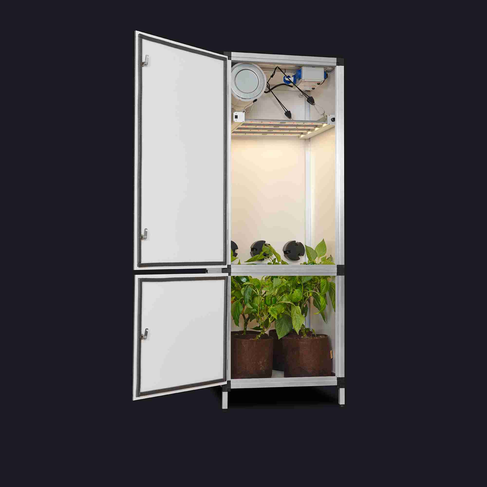 G-Tools Kweekkast Bonanza G-bars 170W 0.35m² 2 G-Tools Kweekkast Bonanza G-bars 170W 0.35m²