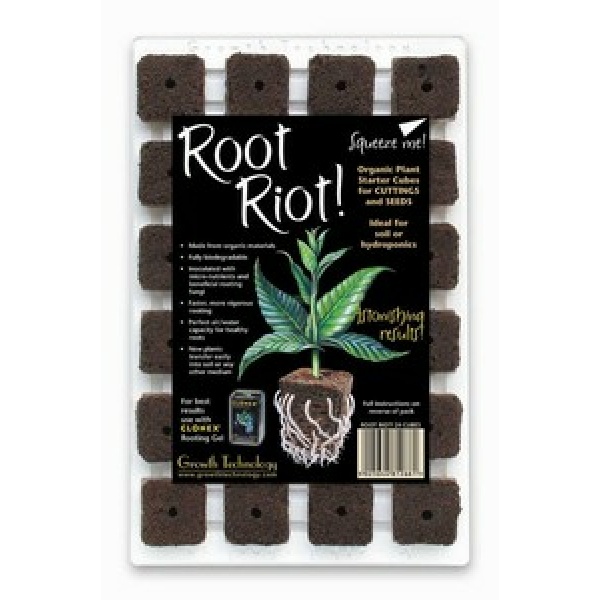 Clonex Root Riot tray 24 stuks