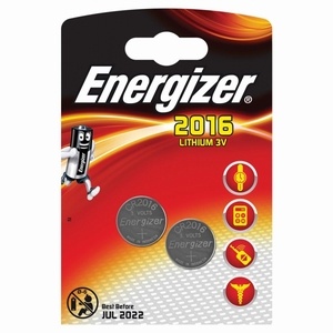 Energizer Lithium 2016 3V 2stuks