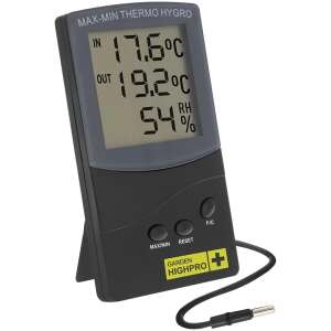 Garden HighPro Min Max Thermo-Hygro meter digital met extern-2