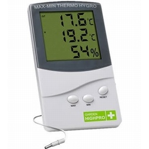 Garden HighPro Min Max Thermo/Hygrometer medium