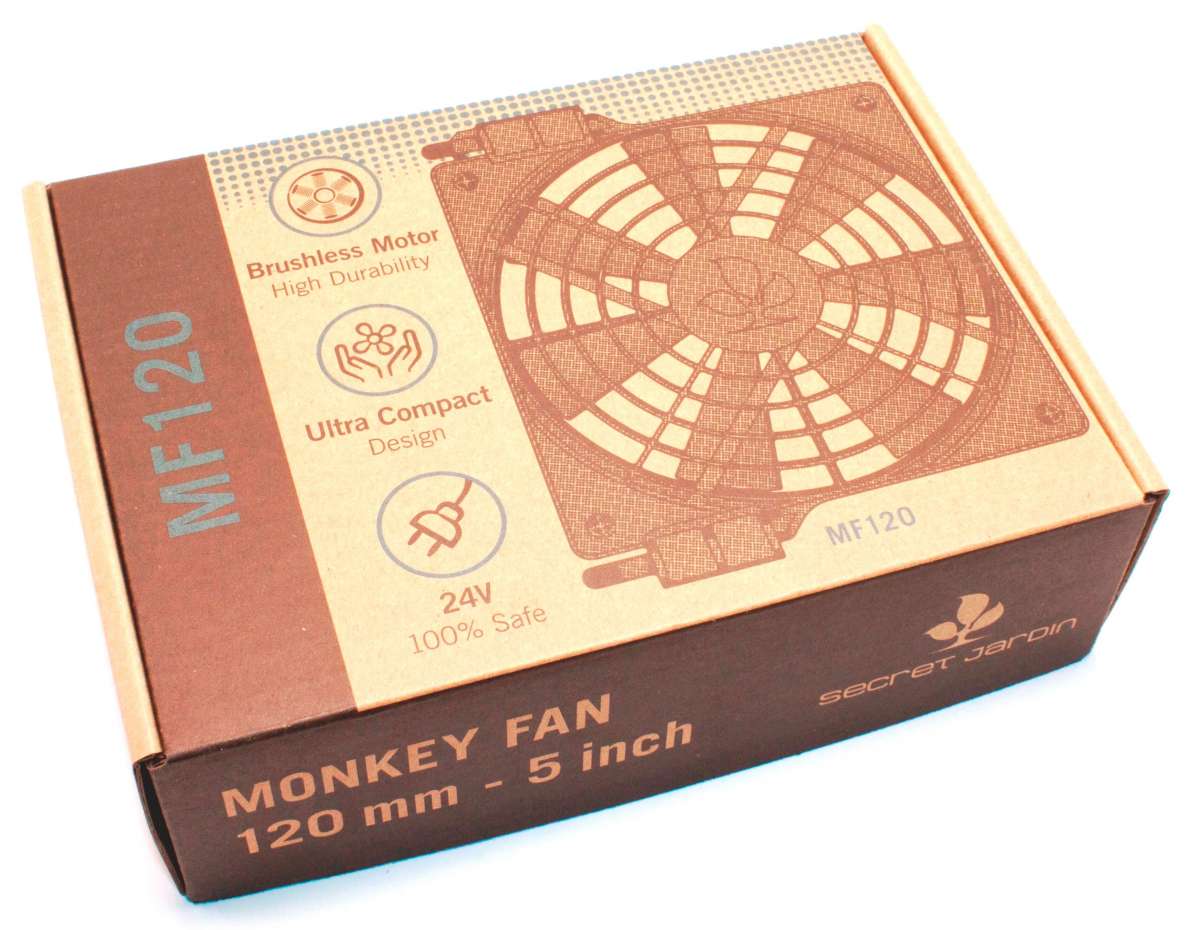 Secret Jardin MF120 Monkey Fan 24 Volt 5 MF120 packing