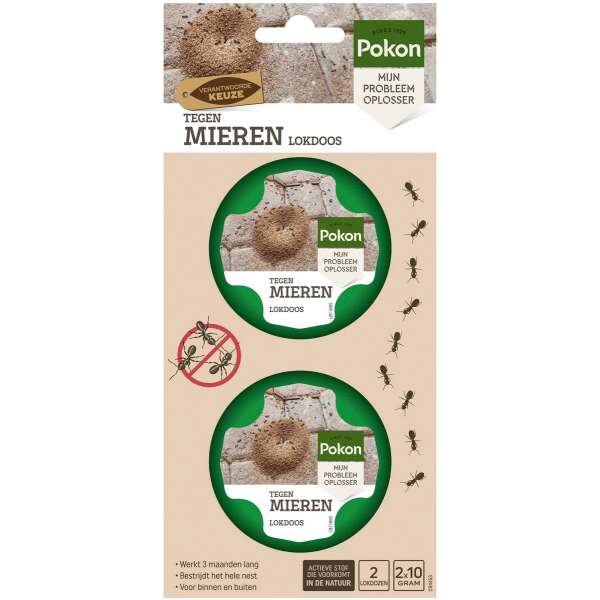 Pokon Tegen Mieren 2x Lokdoosjes