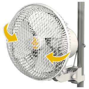 Monkey Fan Zwenk Paal Ventilator 17cm 20watt