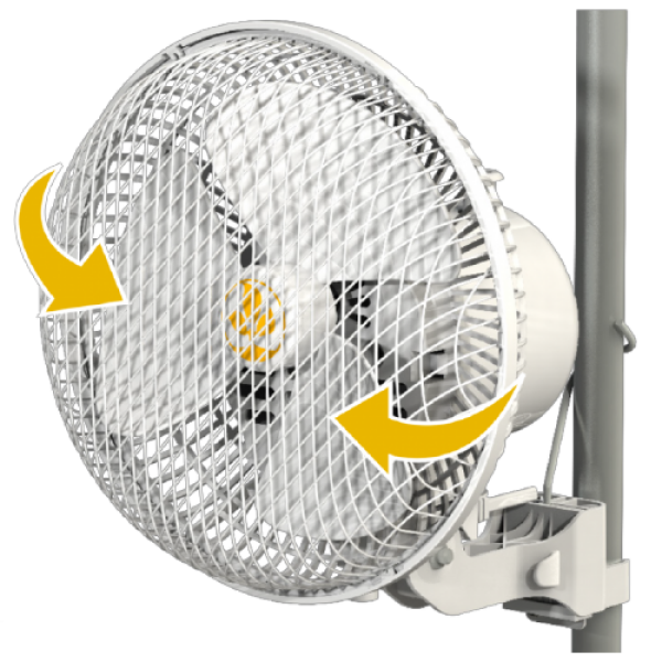 Secret Jardin Monkey fan zwenk paal ventilator 21cm 20watt