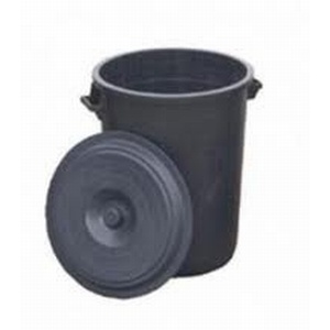 Waterton rond 50ltr. 44h.x ø45cm  incl deksel