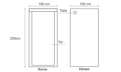 Homebox Ambient Kweektent Q100+ 100x100x220cm 4 Homebox Ambient Kweektent Q100+ 100x100x220cm - Afbeelding 4