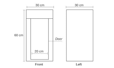 Homebox Ambient Kweektent Q30 30x30x60cm 6 Homebox Ambient Kweektent Q30 30x30x60cm - Afbeelding 6