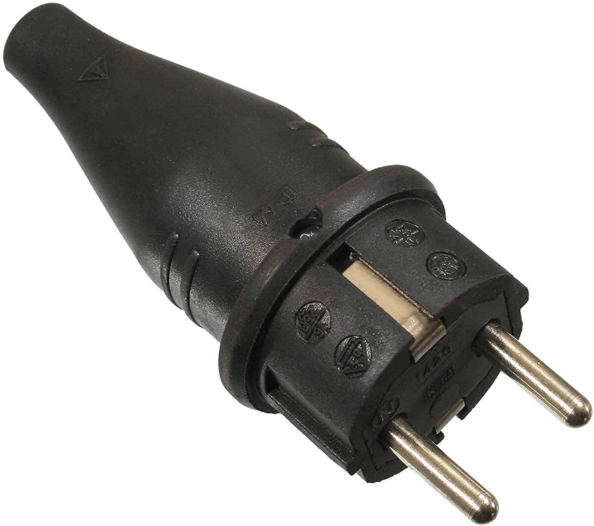 Stekker Zwart Rubber