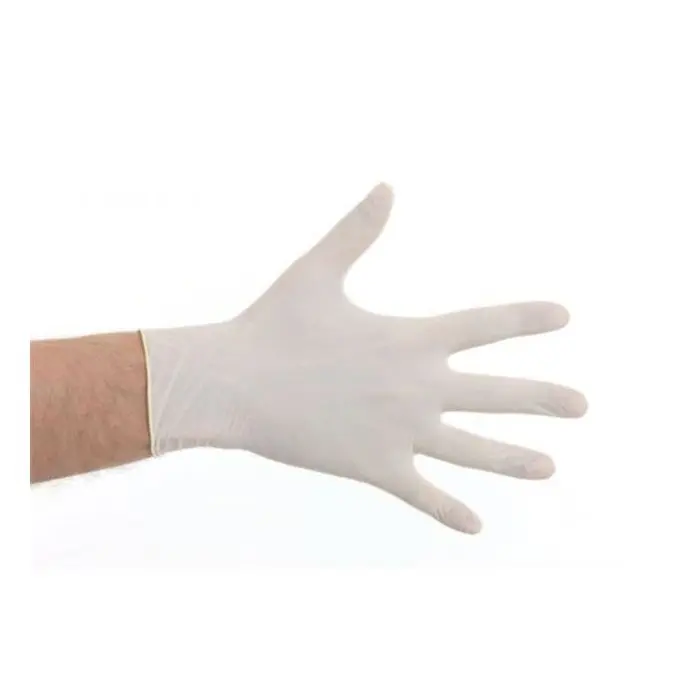 Latex handschoenen 10 stuks maat S-M 1 Latex handschoenen 10 stuks maat S-M