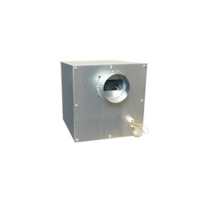 Metalen isobox 250m³ 44watt 1X125uit 1X125uit