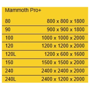 mammoth pro+ tents