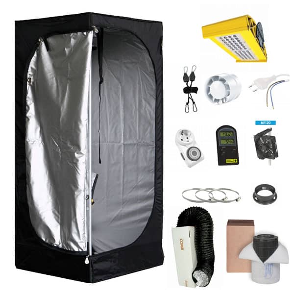 Kweektent 45x45 LED Complete Kweekset 1 Kweektent 45x45 LED Complete Kweekset