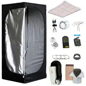 Komplettes LED-Growzelt 40x40
