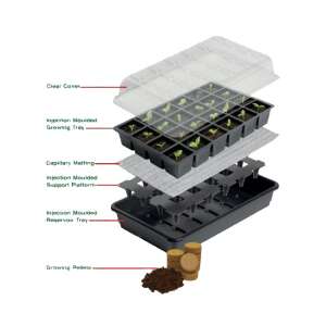 Garland Ultimate 24 Cell Self Watering Seed Success Kit Details