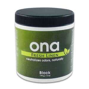 ONA Block 175gr Geur Neutraliserend Middel - Fresh Linen