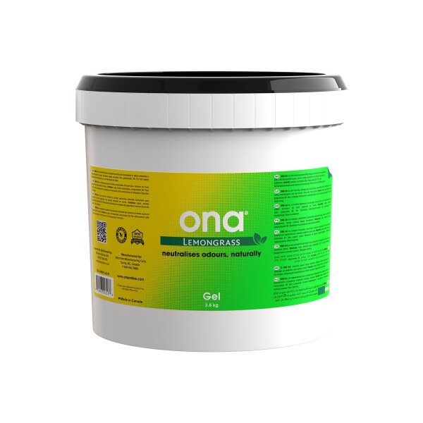 Ona Gel emmer 3.8 kg Lemongrass 1 Ona Gel emmer 3.8 kg Lemongrass