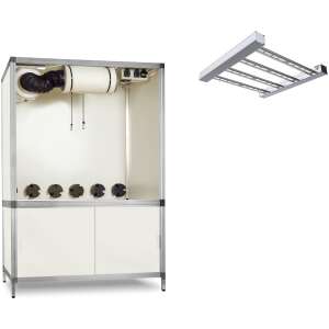 Bonanza Clima 1m2 met 2xG-Bars 170W Dimbaar