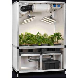 Bonanza Clima 1m² met 2xSanlight EVO 3-60 200W met 3in1 irrigatiesysteem